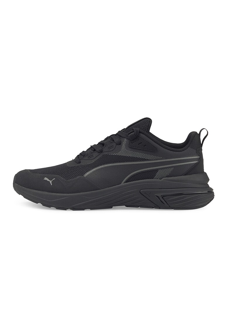 Pantofi sport de plasa cu garnituri de piele ecologica Supertec
