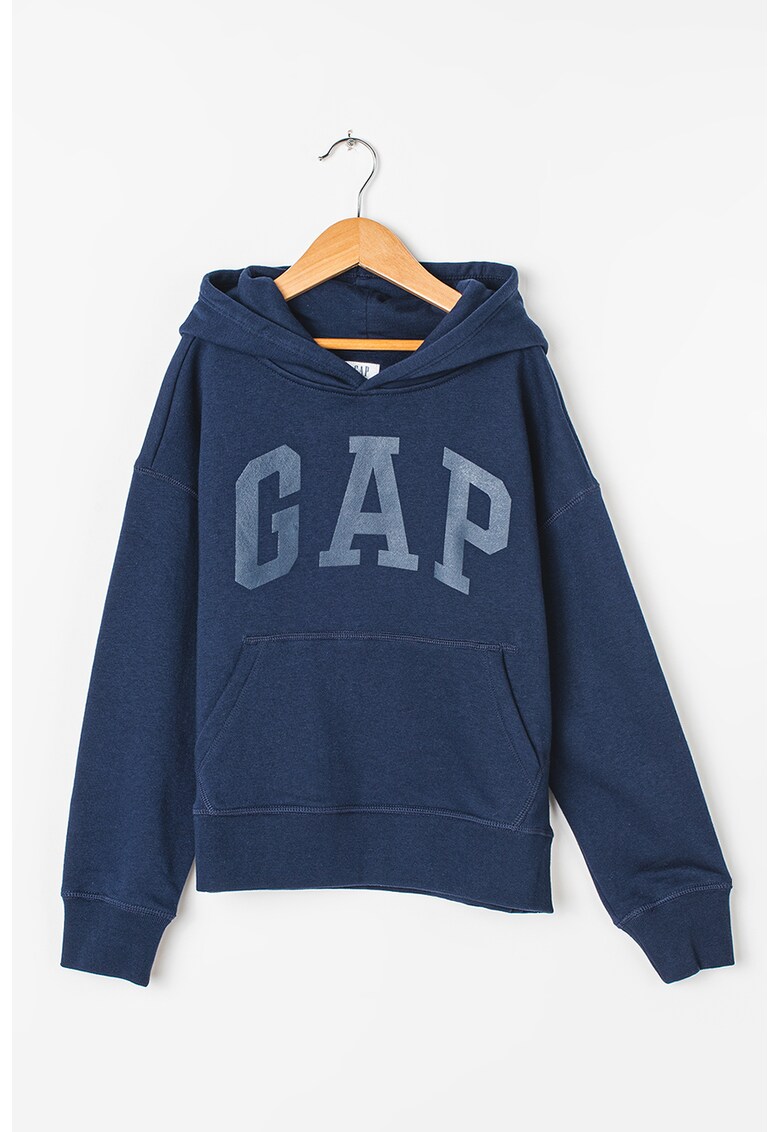 Худи с лого и паднали ръкави GAP