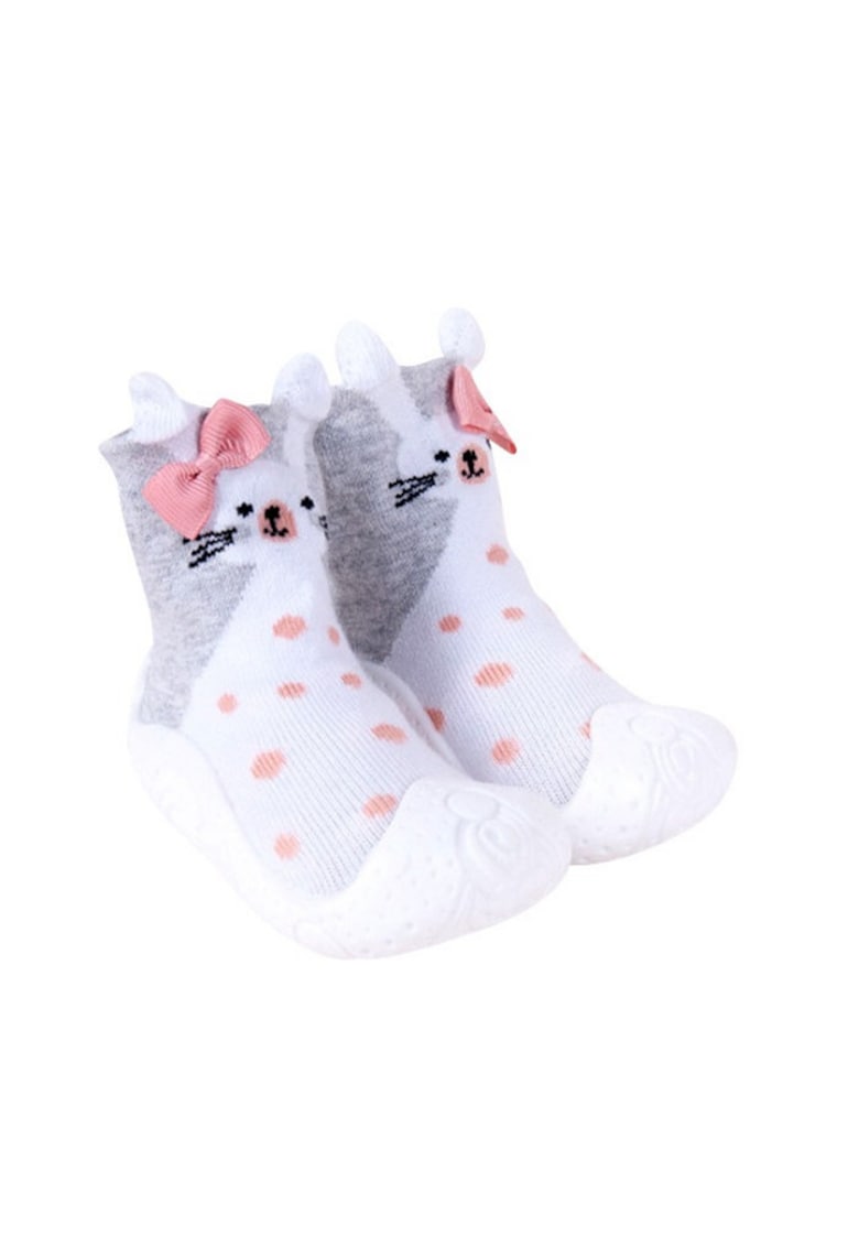 Botosei Pentru Copii Cu Talpa Antiderapanta - Iepuras - Multicolor