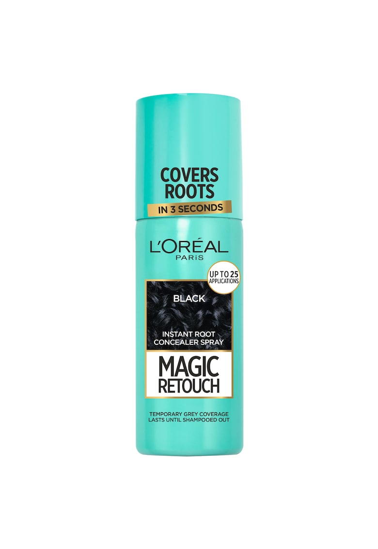Spray instant Magic Retouch pentru camuflarea radacinilor crescute - 75 ml - Negru