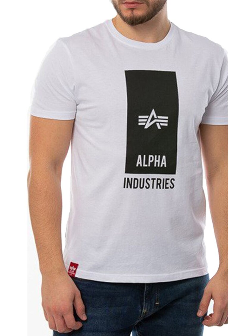 Тениска с лого ALPHA INDUSTRIES