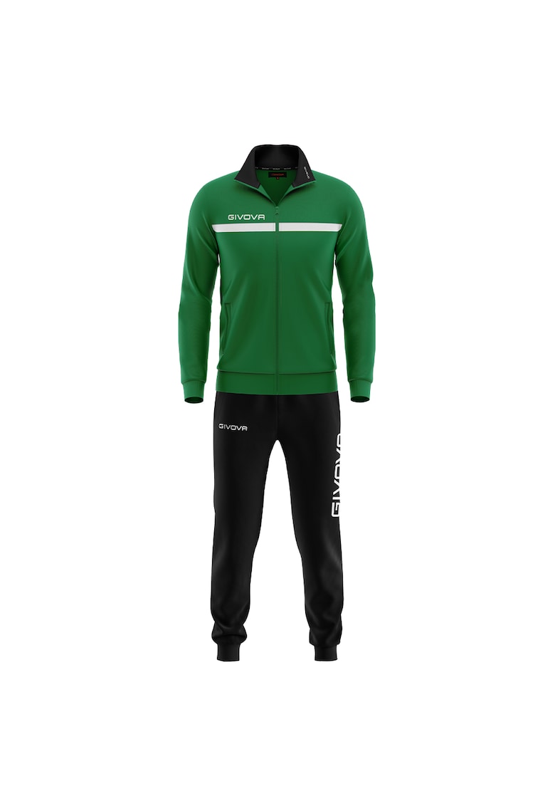 Trening One Full Zip - Verde/Negru
