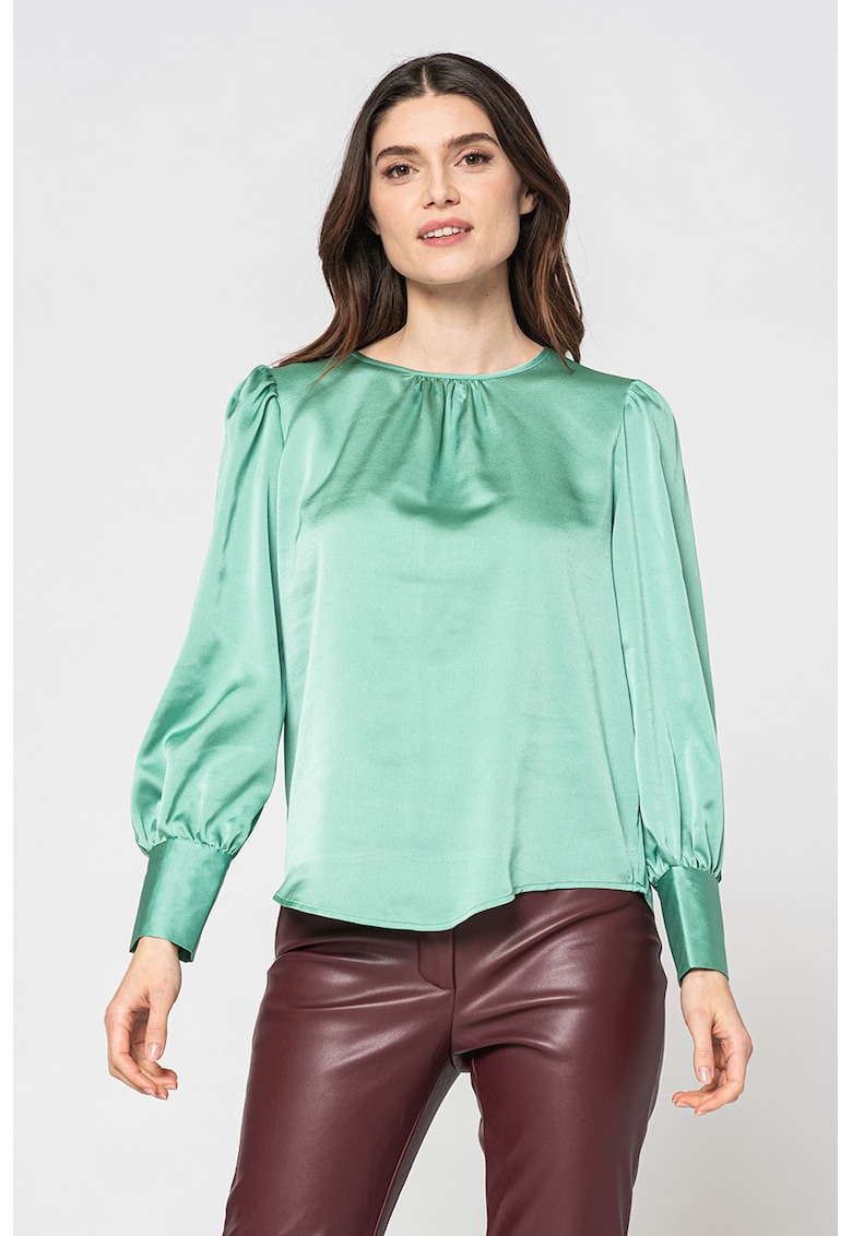Bluza cu aspect de satin Carli fashiondays imagine noua