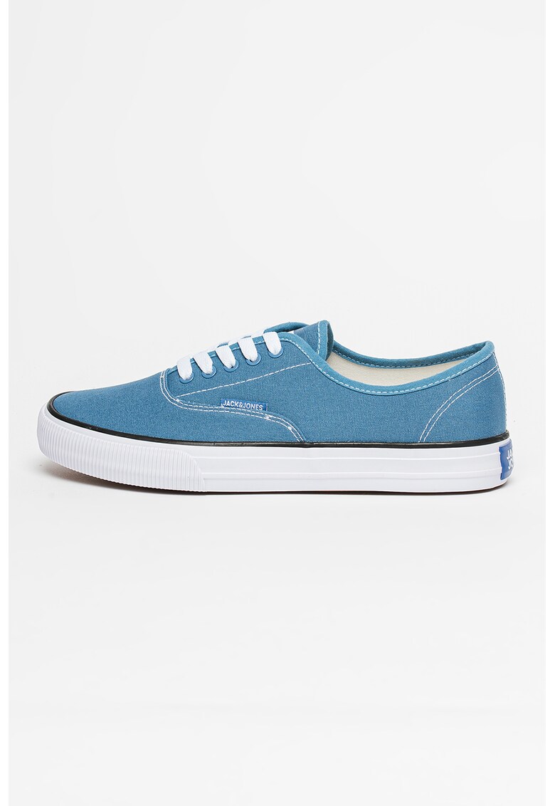 Tenisi din panza cu detaliu logo Curtis