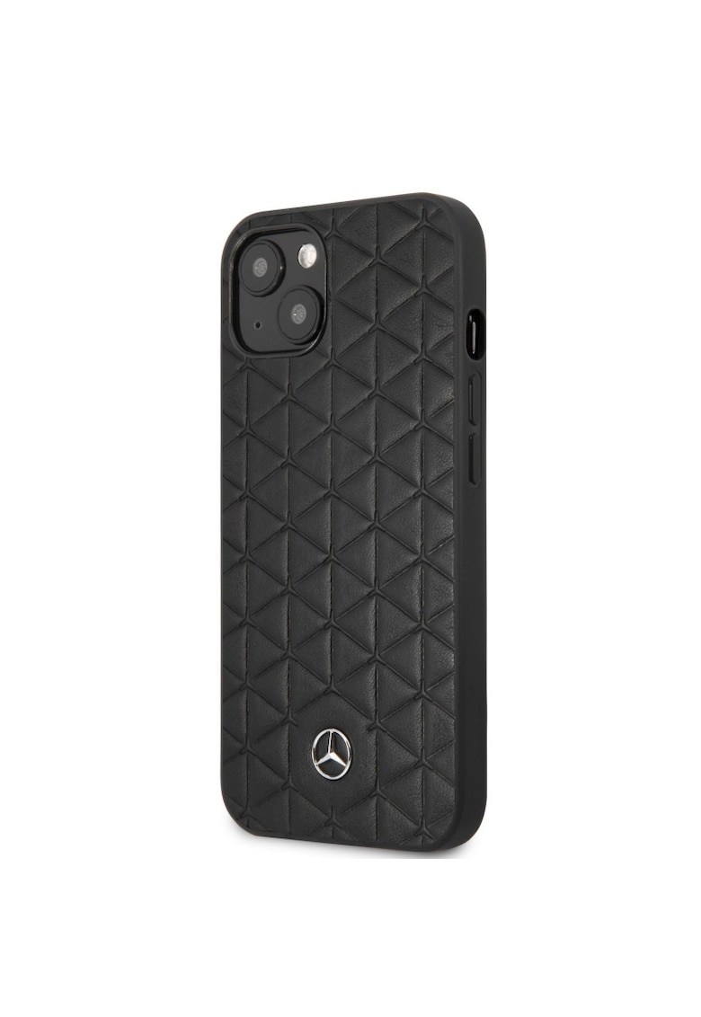 Husa de protectie HC Quilted Leather pentru Apple iPhone 13 mini - Neagra