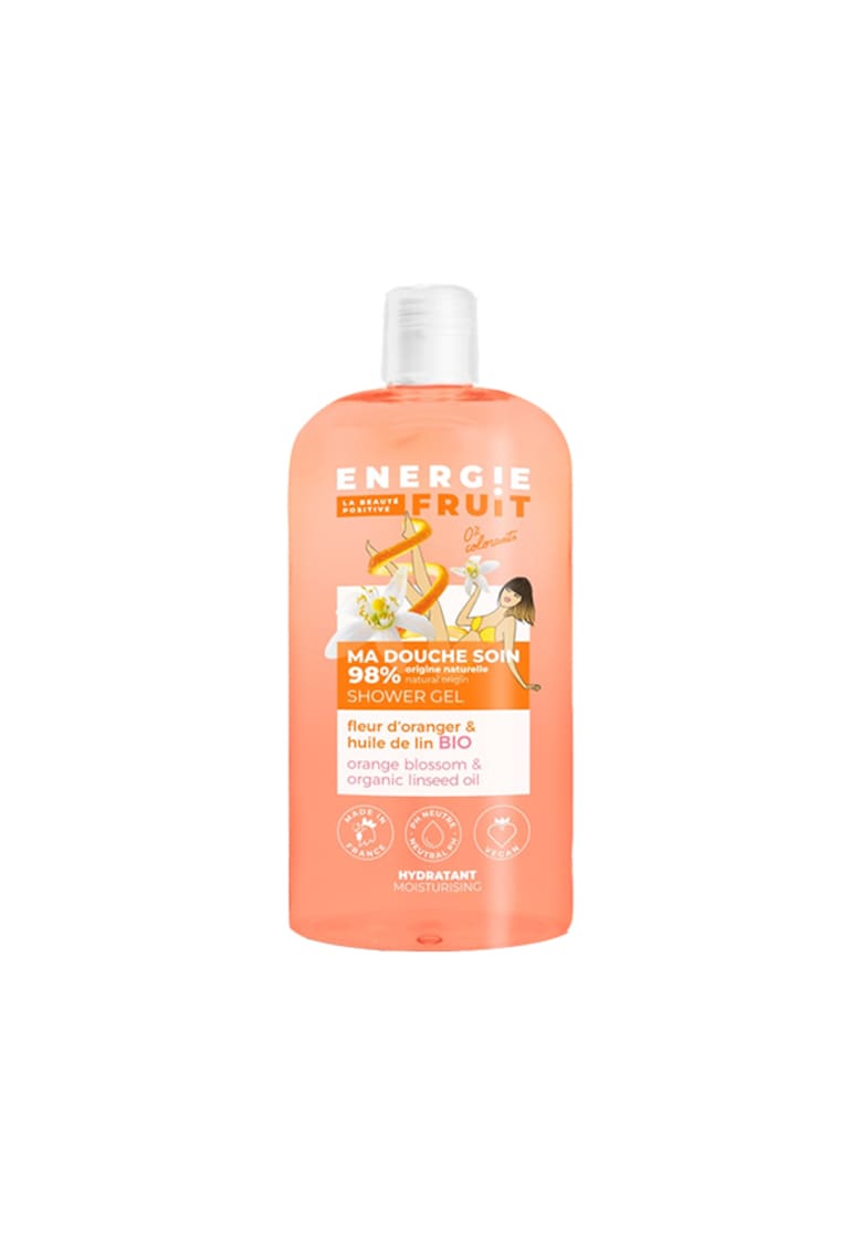 Gel de dus Floare de portocal si Ulei de in - 500ml