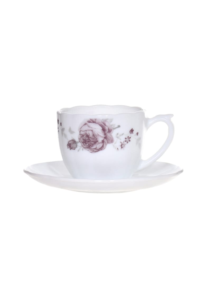 Set de cafea shamiram décor - 12 piese - opal - 190 ml