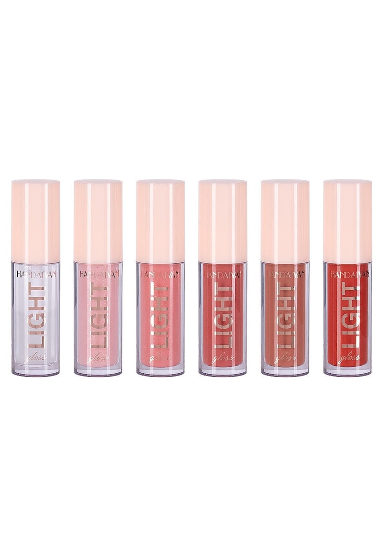 Set 6 rujuri lichide Light gloss