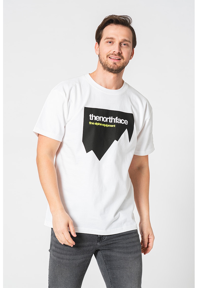 ТенискаMountain Heavyweight с овално деколте и щампа The North Face