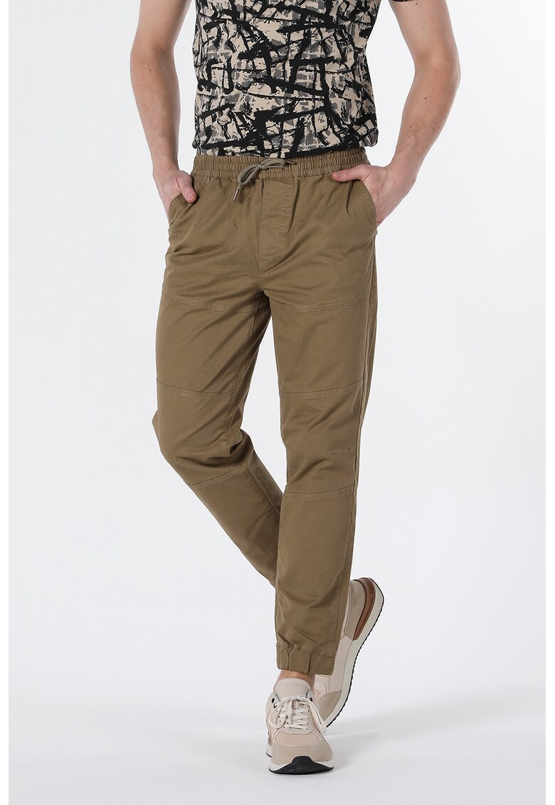 Pantaloni jogger din amestec de bumbac