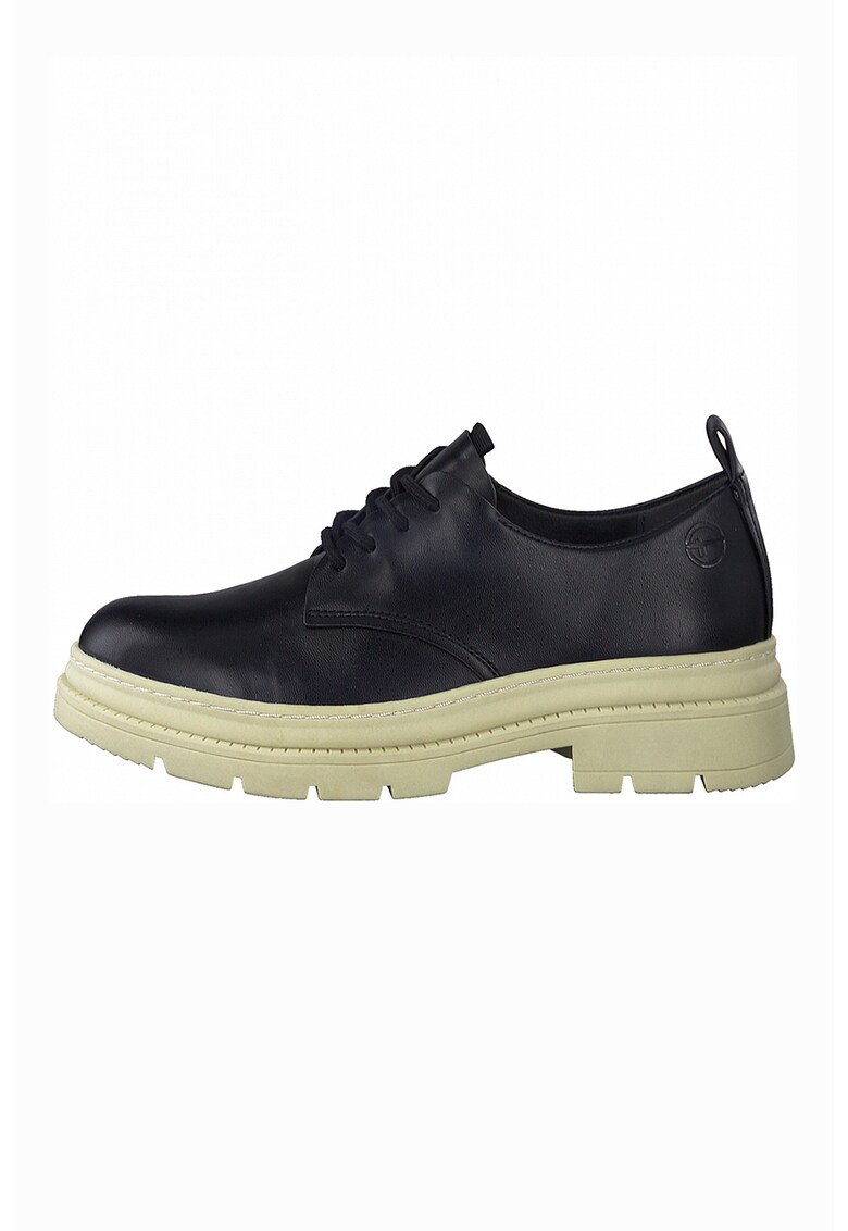 Pantofi loafer de piele ecologica cu aspect masiv fashiondays.ro