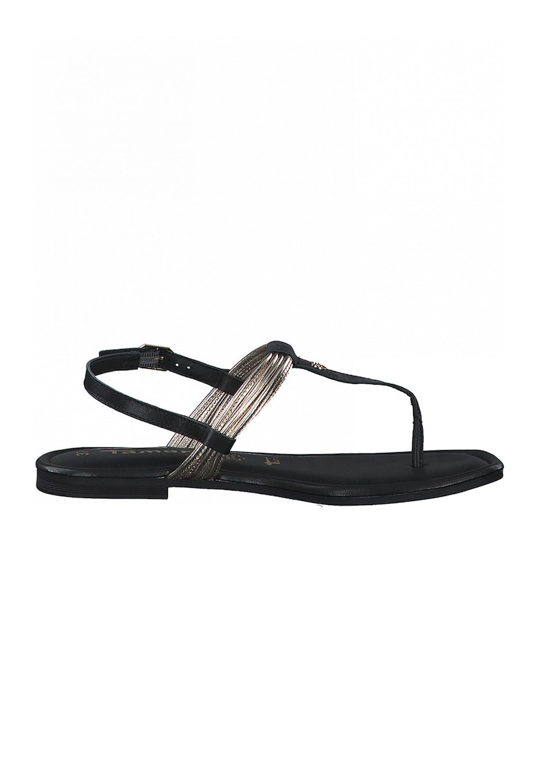 Sandale cu bareta separatoare si model in doua nuante Answear 2023-06-03