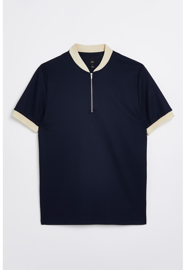 Тениска с къс цип RIVER ISLAND