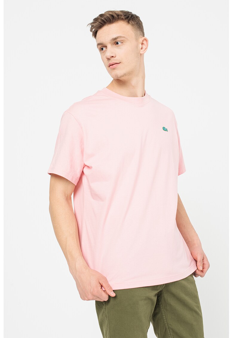 Унисекс тениска с пришито лого Lacoste