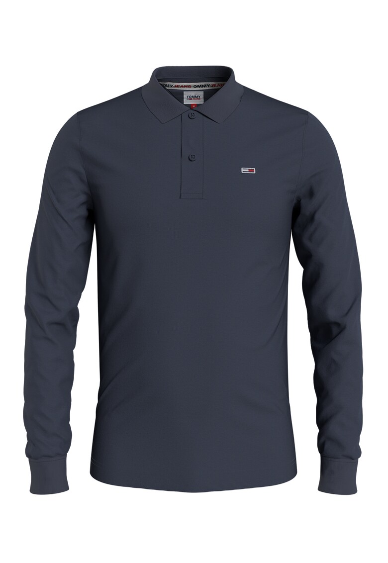 Bluza sport polo cu detaliu logo fashiondays.ro imagine 2022 reducere