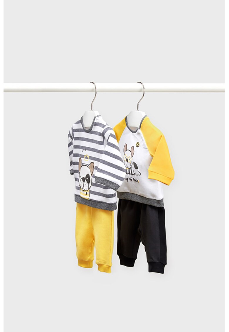 Set de bluze sport cu imprimeu si pantaloni sport – 4 piese Set de bluze sport cu imprimeu si pantaloni sport – 4 piese fashiondays.ro