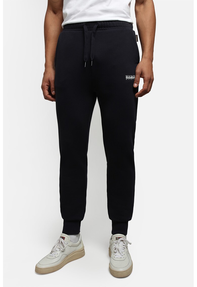 Pantaloni sport cu snur in talie Box - Bleumarin