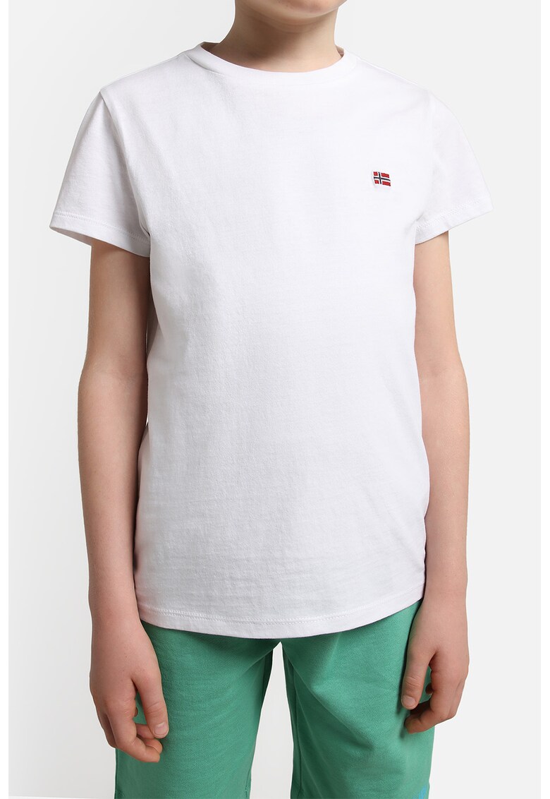 Tricou de bumbac Salis - Alb