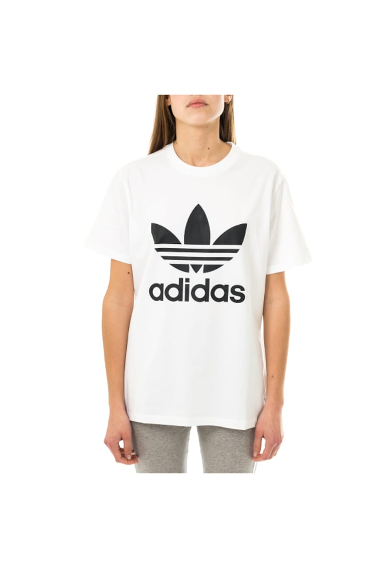 Tricou dama Trefoil Tee Gn2899 - Bumbac - Negru - 48EU