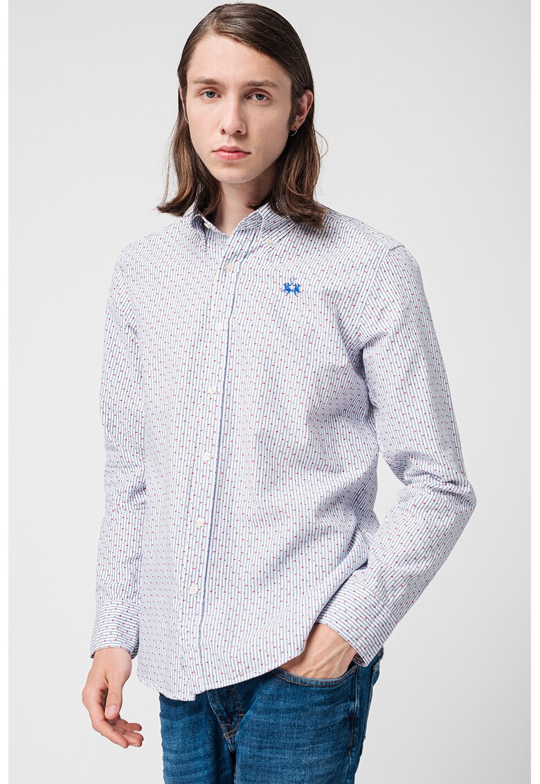 Camasa cu model si guler Oxford Camasa cu model si guler Oxford fashiondays.ro