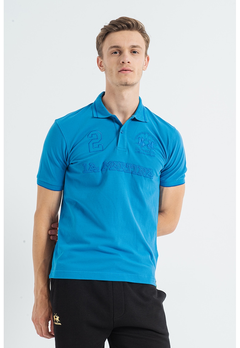 La Martina Tricou polo regular fit cu logo brodat