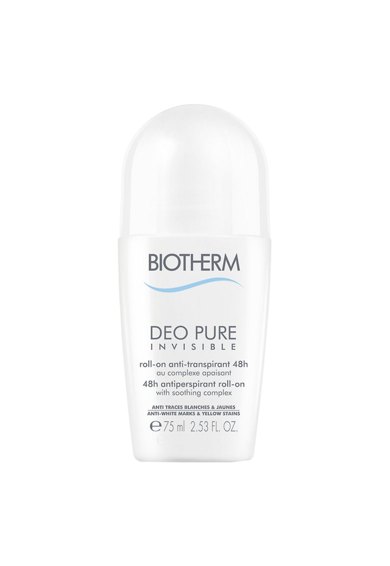 Deodorant roll-on Deo Pure Invisible – 75ml Biotherm imagine noua