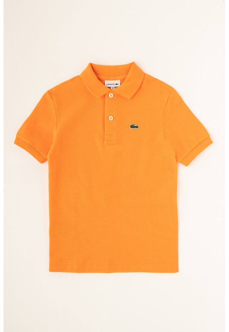 Памучна тениска от пике с яка Lacoste