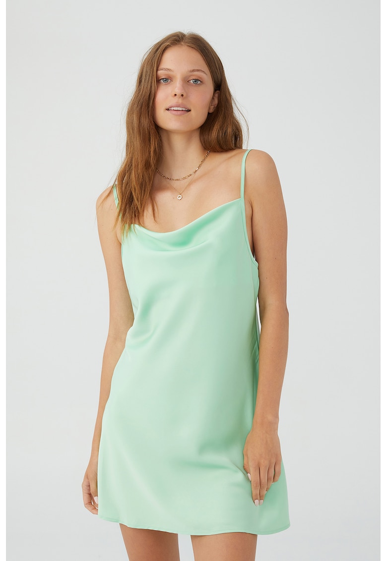 Rochie mini cu decolteu drapat