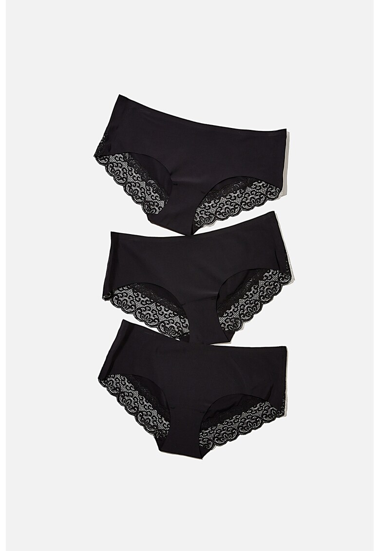 will do The city Inspector Set de chiloti brazilieni cu garnituri de dantela -3 perechi - Lenjerie intima: Lenjeri dama, Chiloti barbati, De corp will do The city Inspector Set de chiloti brazilieni cu garnituri de dantela -3 perechi - Lenjerie intima: Lenjeri dama, Chiloti barbati, De corp