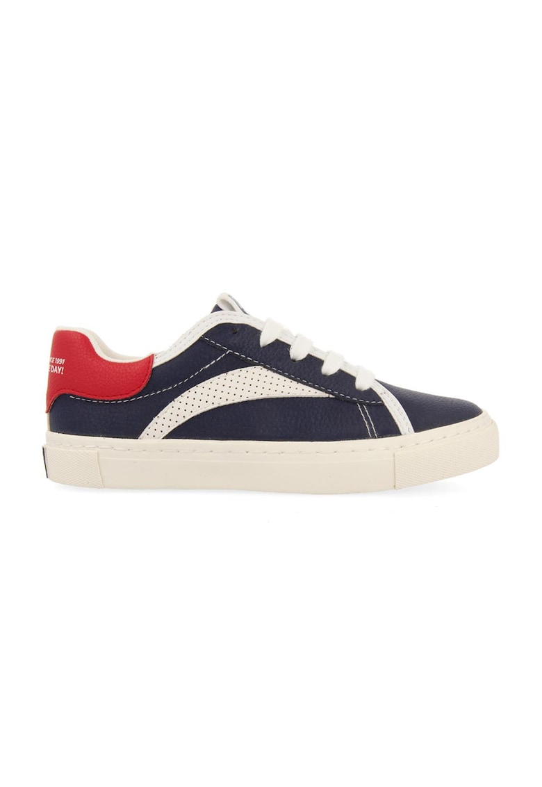 Pantofi sport din piele ecologica cu model colorblock Barahona