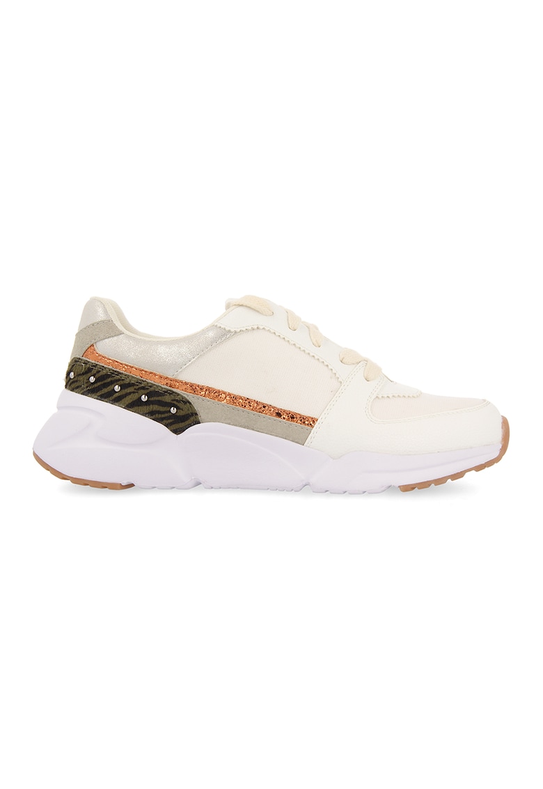 Pantofi sport cu insertii de piele intoarsa Blanco