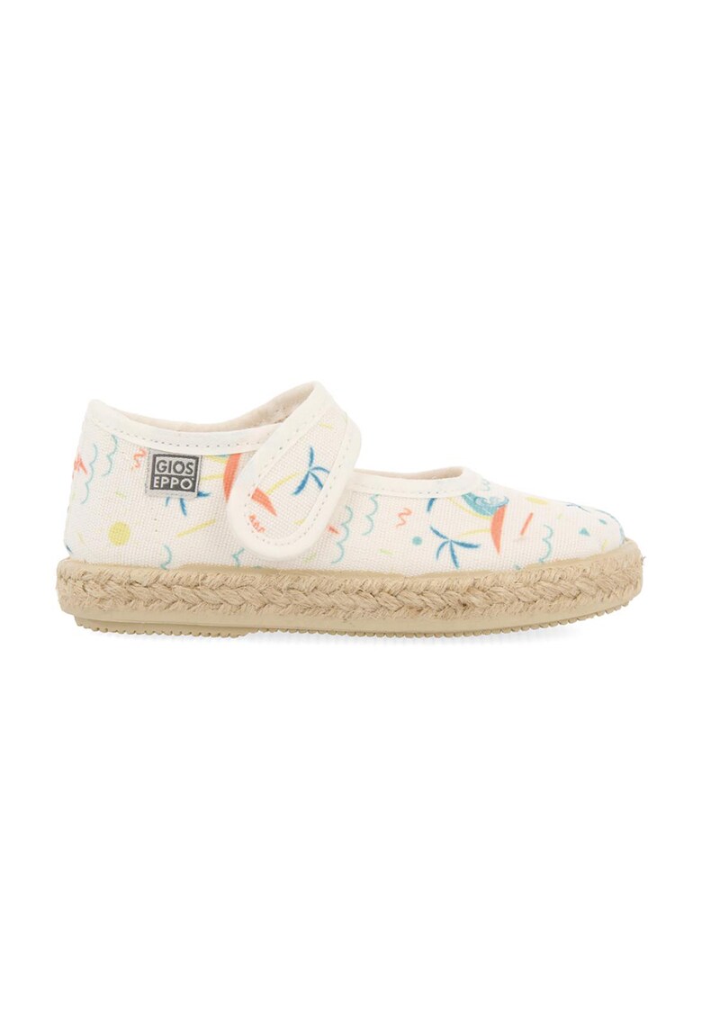 Espadrile din material textil cu inchidere velcro Kijevo