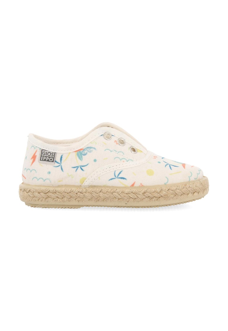 Espadrile slip-on cu model tropical Eleko