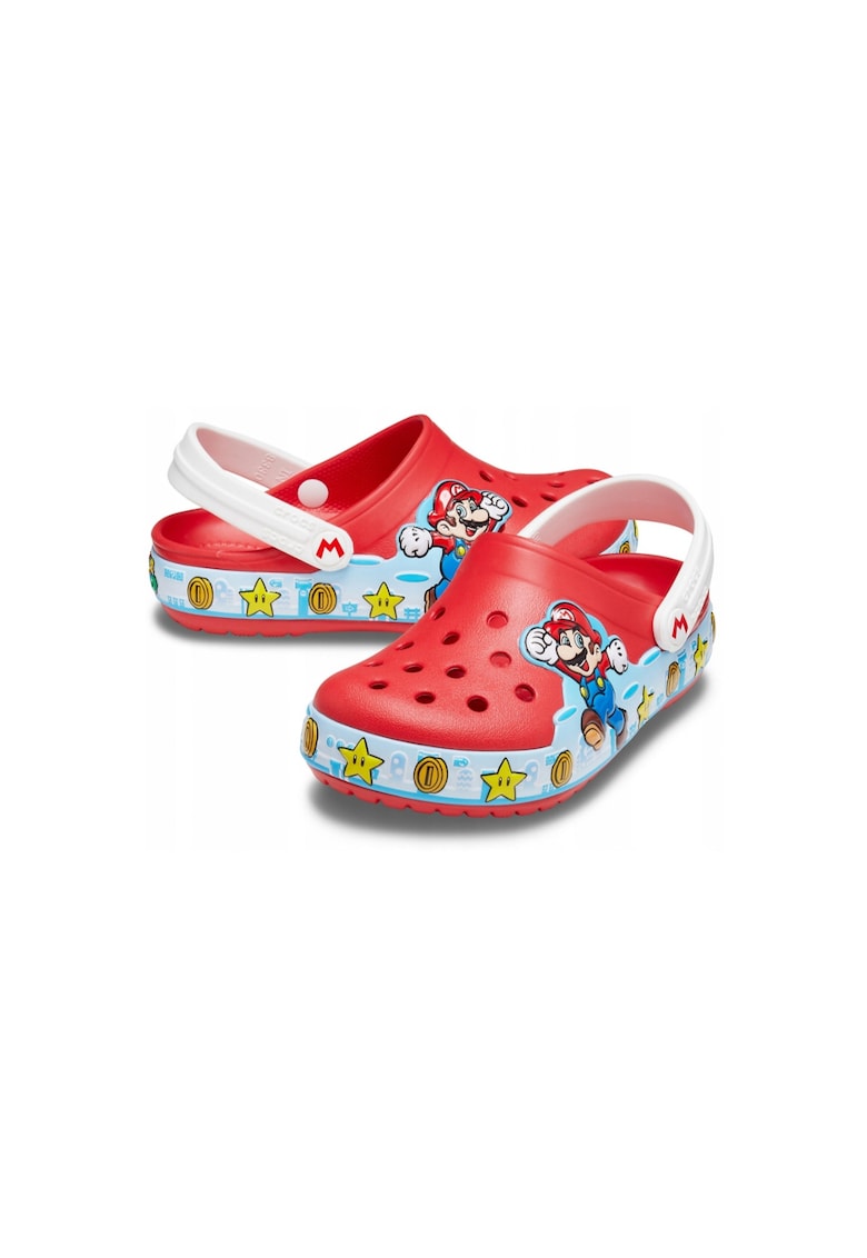 Saboti copii - ™ Super Mario - Spuma Croslite™ - Rosu - 22 -5