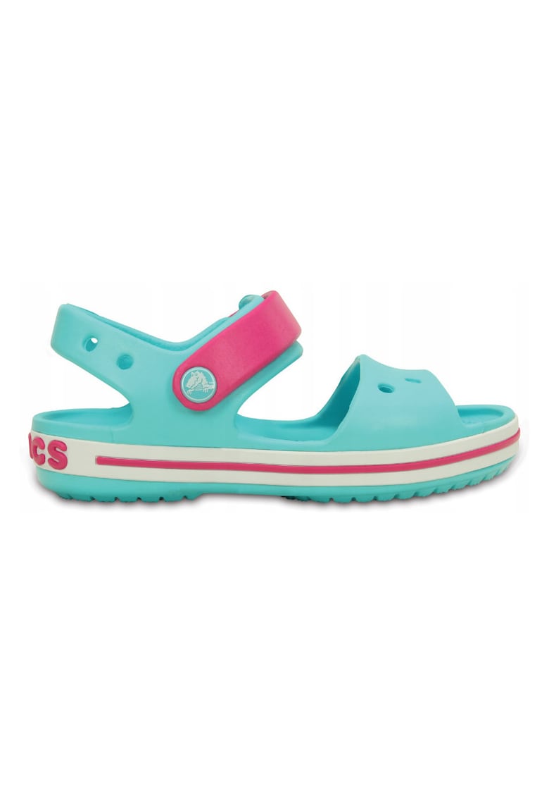 Sandale sport cu velcro pentru copii 12856 - Albastru/Roz