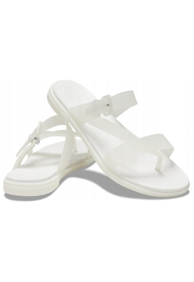 Sandale dama - Material sintetic - Model Tulum Toe - Catarama - Alb