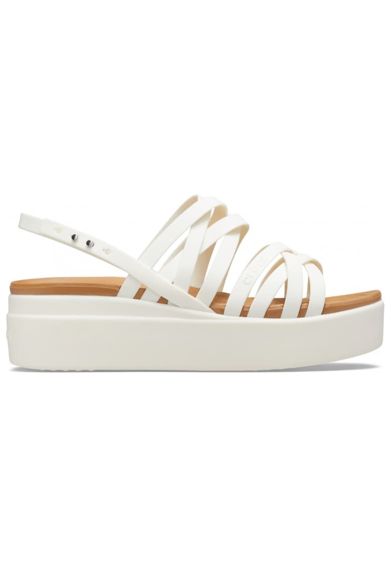 Sandale - Sintetic - Model Brooklyn - Capse - Alb/Bej