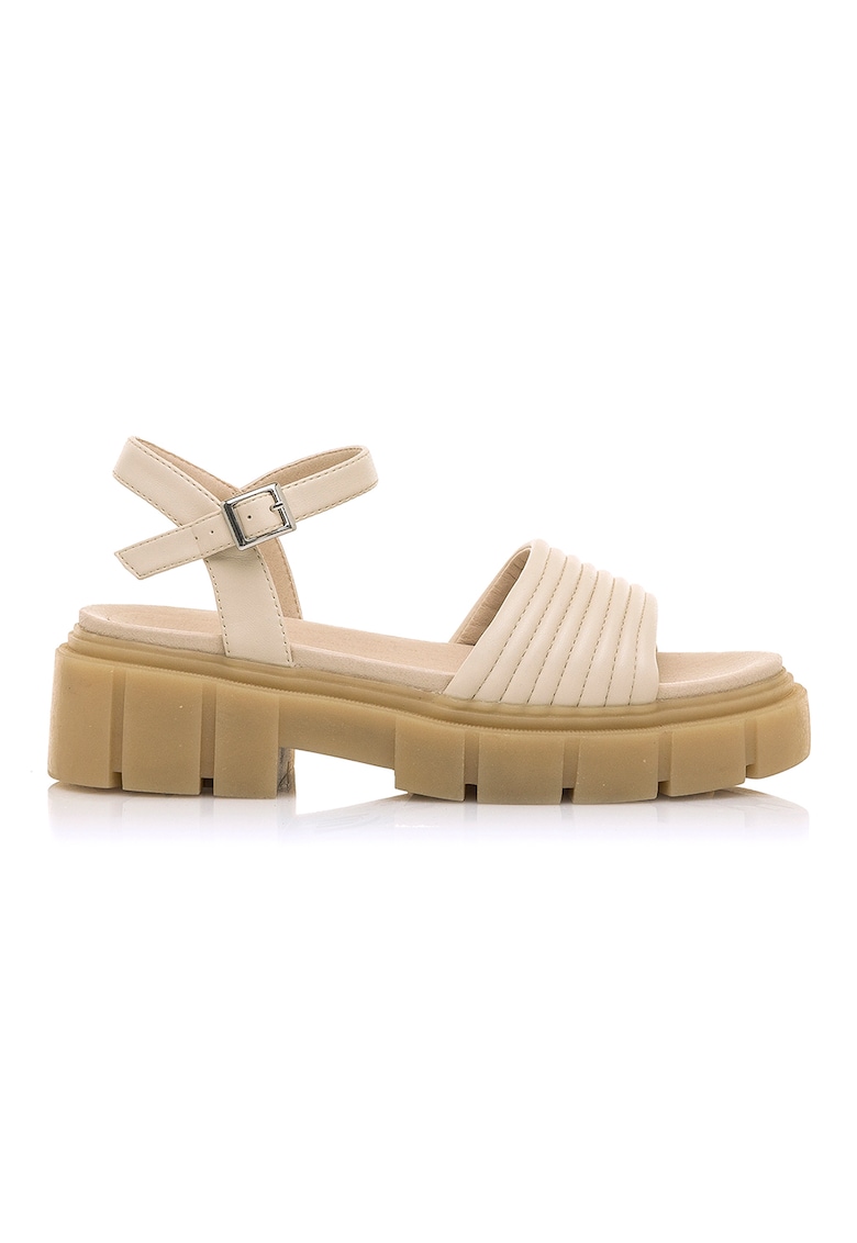 Sandale de piele ecologica cu aspect matlasat Answear 2023-06-03