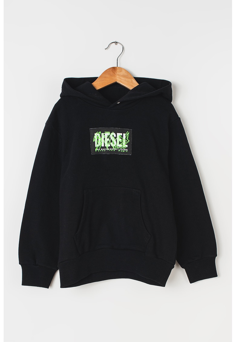 Худи с лого и надпис Diesel