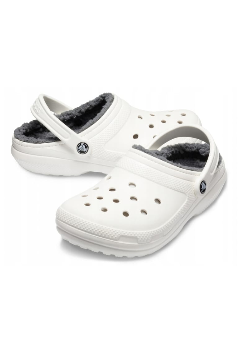 Saboti dama - ™ Classic - Material sintetic - Alb