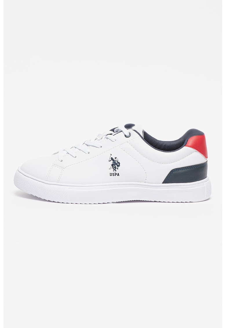 Pantofi sport low-top de piele ecologica cu garnituri contrastante Veron
