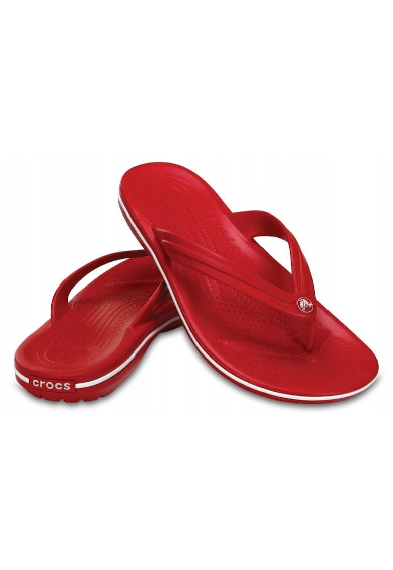 Slapi barbati - ™ Crocband Flip - Material sintetic - Rosu