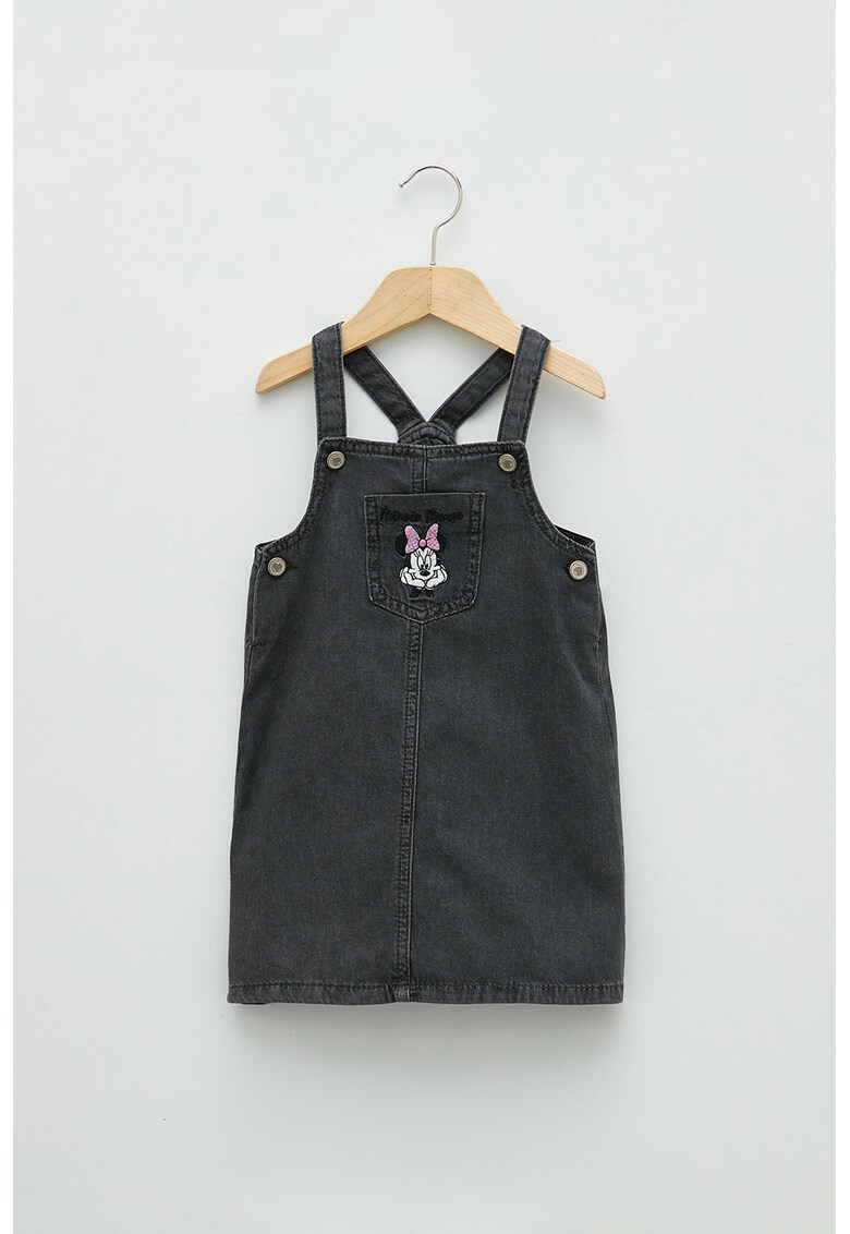 Sarafan de denim cu Minnie Mouse