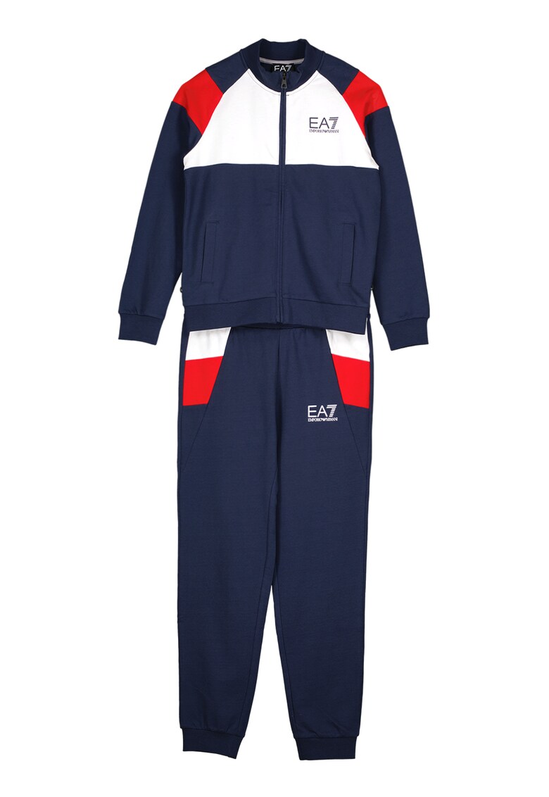 Trening colorblock cu logo Trening colorblock cu logo EA7