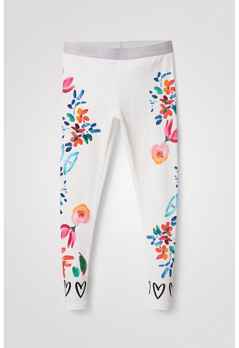 Colanti cu model floral - Rosu/Alb/Albastru