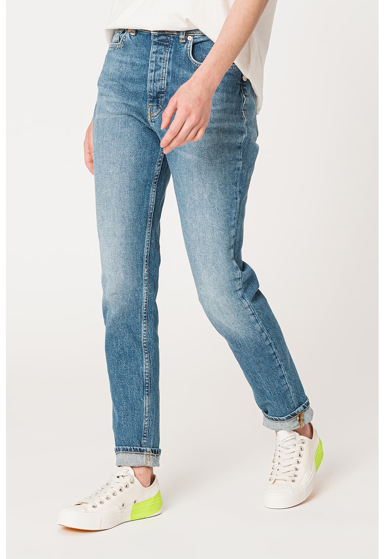 Прилепнали дънки The Line с висока талия Maison Scotch