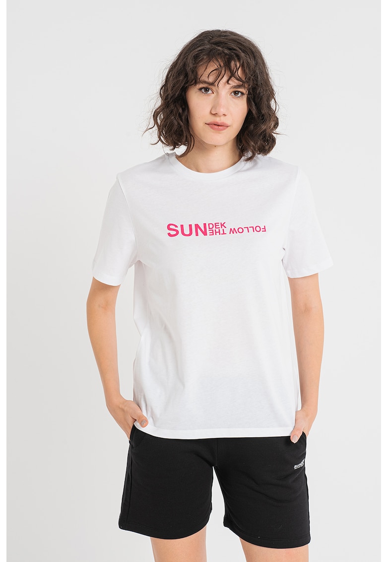 Sundek Tricou cu imprimeu cu logo