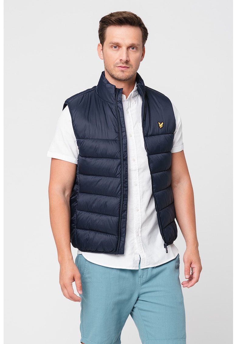 Подплатен елек с ниска яка Lyle Scott