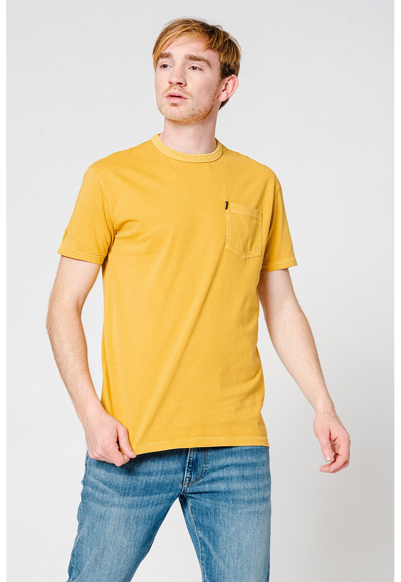 Памучна тениска Vintage Surf с джоб на гърдите SUPERDRY