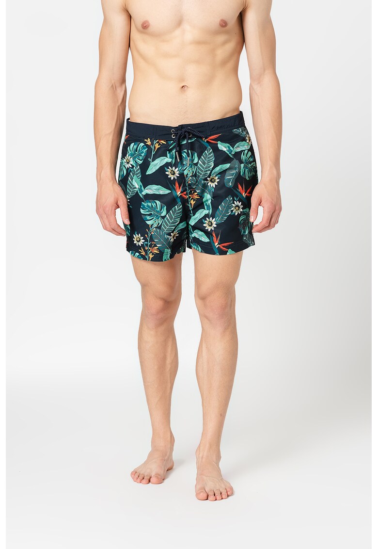 Pantaloni scurti de baie cu model tropical Vintage Bărbaţi 2023-03-21